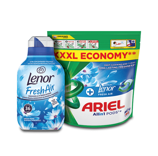 Zdjecie opakowań kapsułek do zmywarek